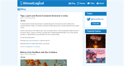 Desktop Screenshot of blog.almostlogical.com